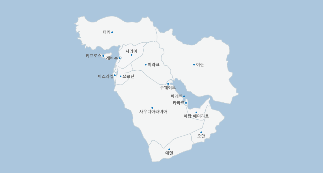 중동지도